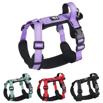 Anti-Escape Dog Harness with Handle Reflective Nylon Dog