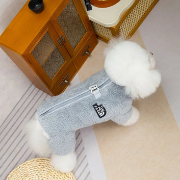 Dog Sweater Pet Clothes Fleece Dog Coat with Zipper Winter