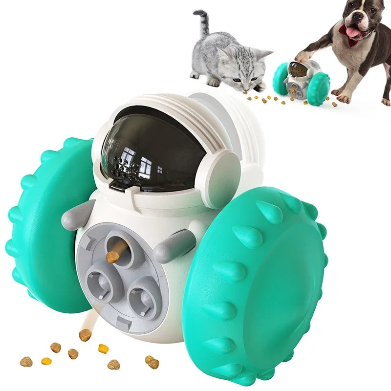 Dog Puzzle Toys Pet Food Interactive Tumbler Slow