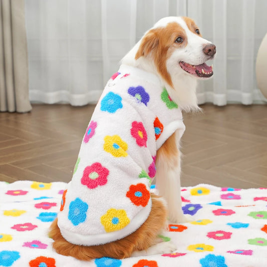 Plush Pet Clothes Autumn Winter Dogs Coat Fleece