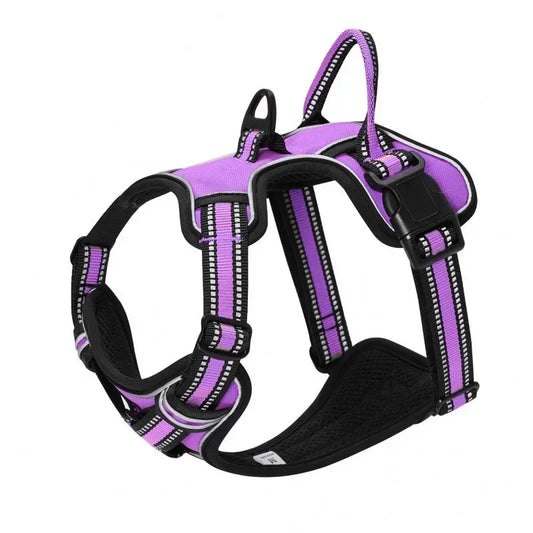 Adjustable Nylon Dog Harness Vest Reflective Soft