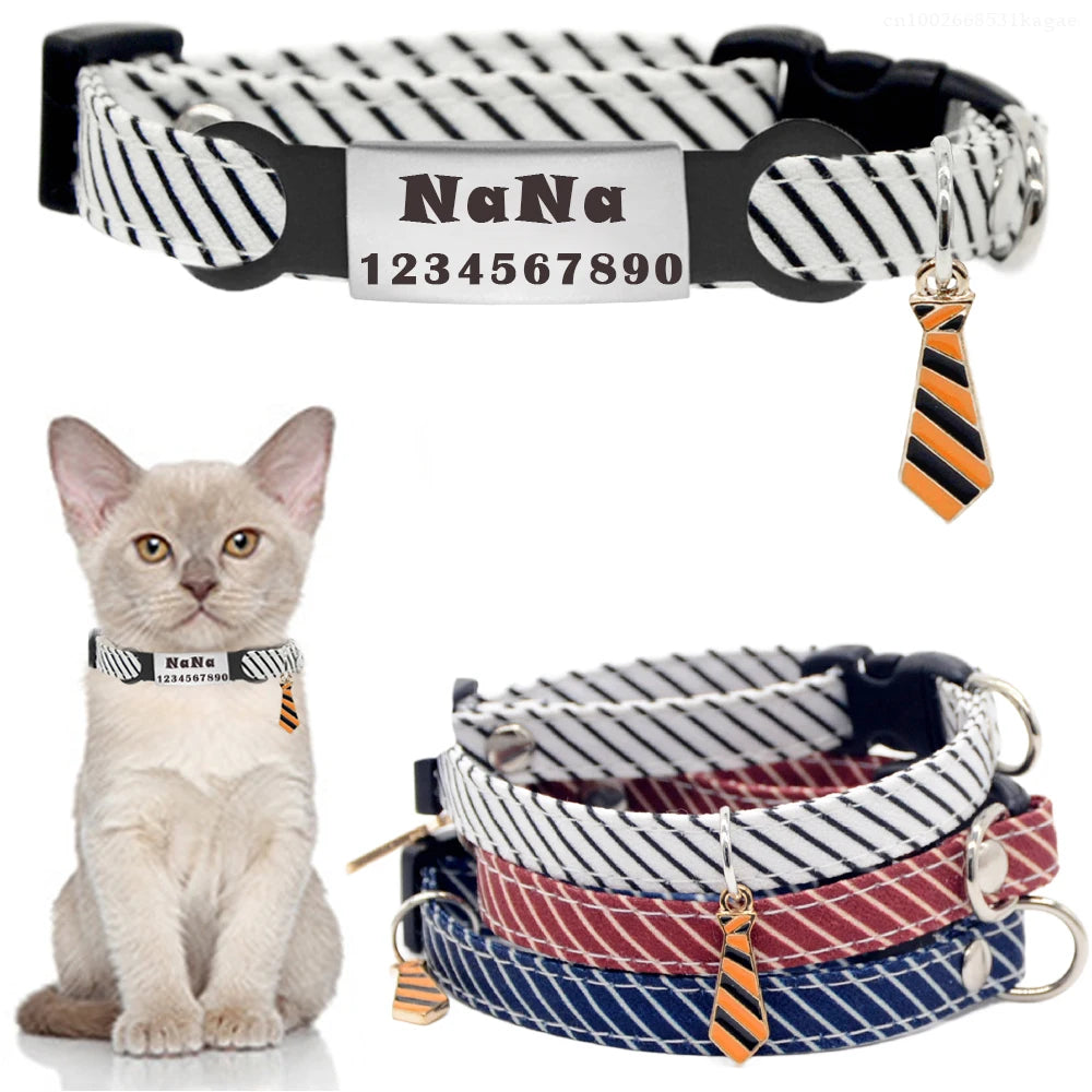 Customized Cat Collar Personalized Pet Collar Free