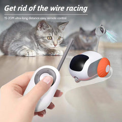 2 Modes Smart Cat Toy Automatic Moving Remote Controlled