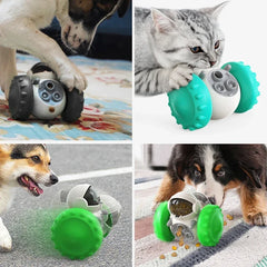 Dog Puzzle Toys Pet Food Interactive Tumbler Slow