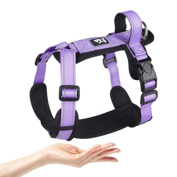 Anti-Escape Dog Harness with Handle Reflective Nylon Dog