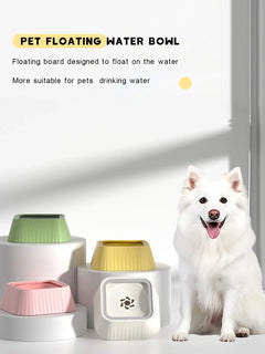 Pet Water Fountain with Floating Plates No Spill Dog Water